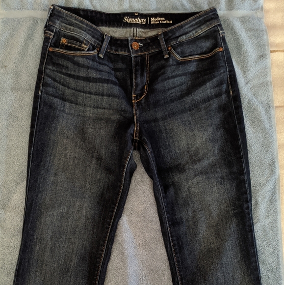 signature levi strauss modern slim cuffed